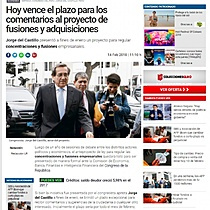 Hoy vence el plazo para los comentarios al proyecto de fusiones y adquisiciones